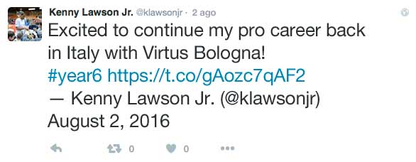 Kenny Lawson Jr tweet