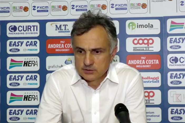 Forlì, coach Giorgio Valli presenta il match contro Imola