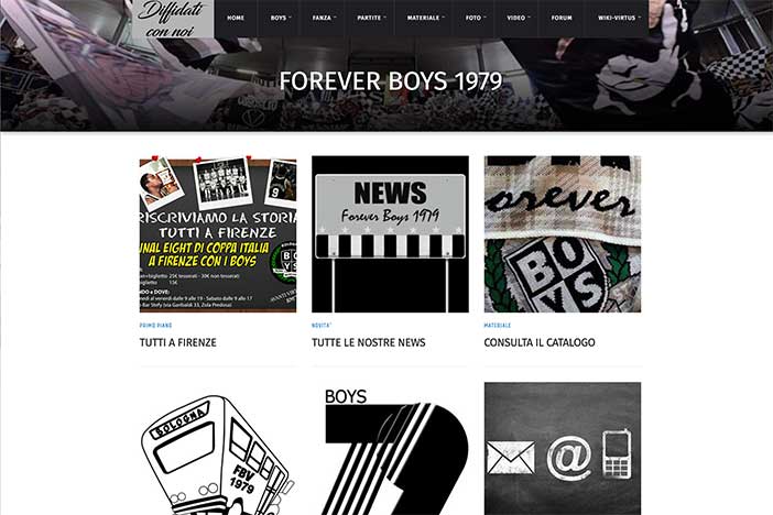 Forever Boys, on line il nuovo sito