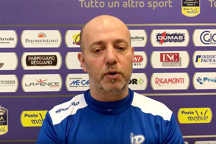 La conferenza stampa di Menetti pre match Virtus Bologna