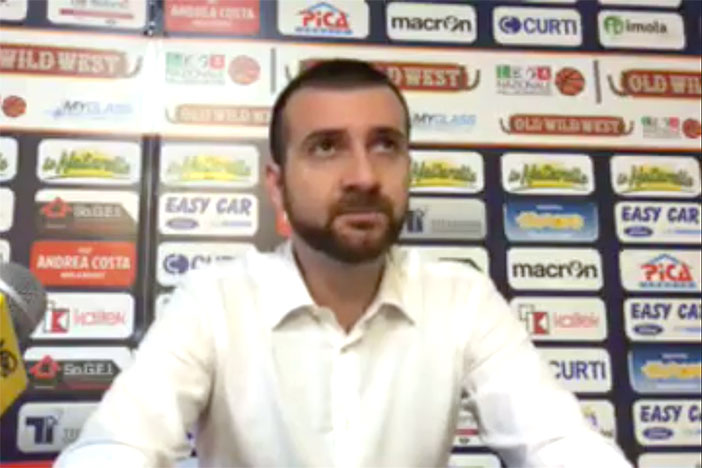 Imola, coach Emanuele Di Paolantonio post match Udine
