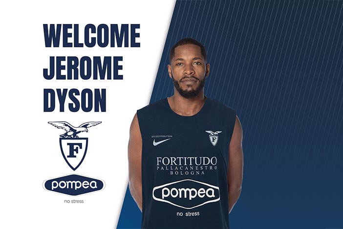 Jerome Dyson è un nuovo giocatore della Fortitudo Pompea