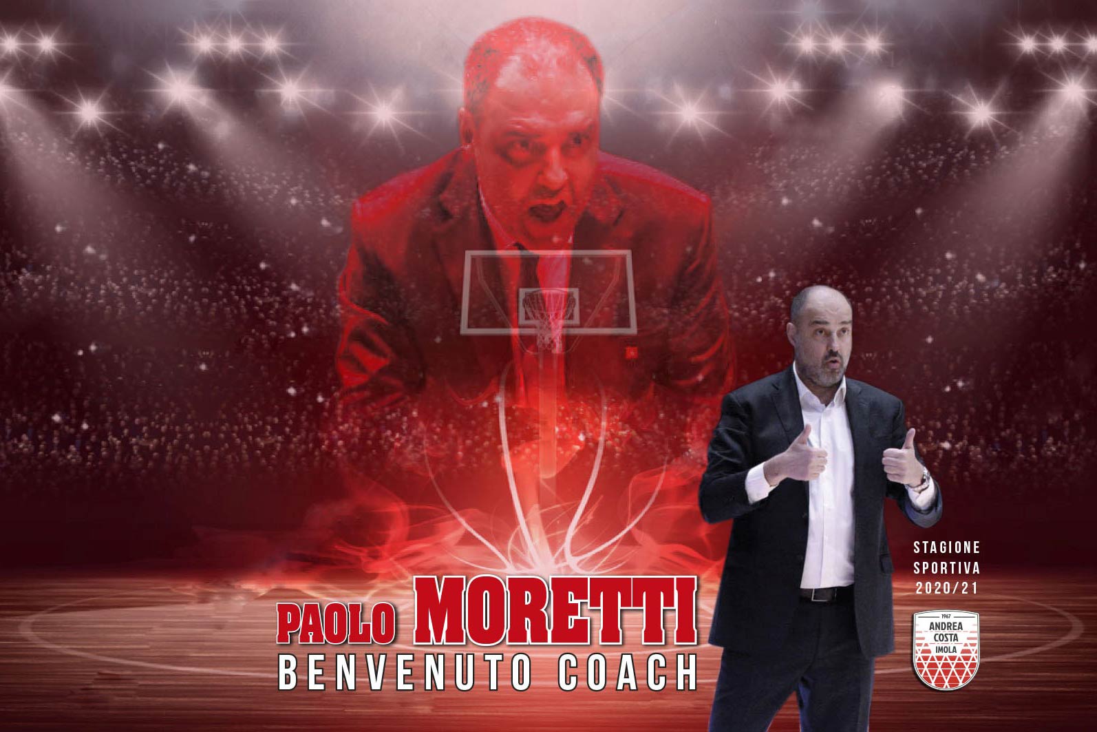 Imola, la presentazione di coach Paolo Moretti