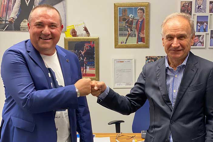 Fortitudo, il Presidente FIP Gianni Petrucci visita il nuovo Centro Sportivo
