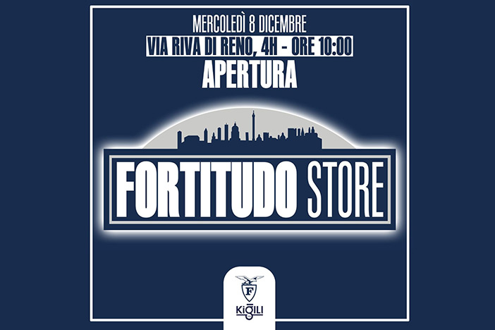 Apre mercoledì 8 dicembre, in via Riva di Reno, il nuovo Fortitudo Store!