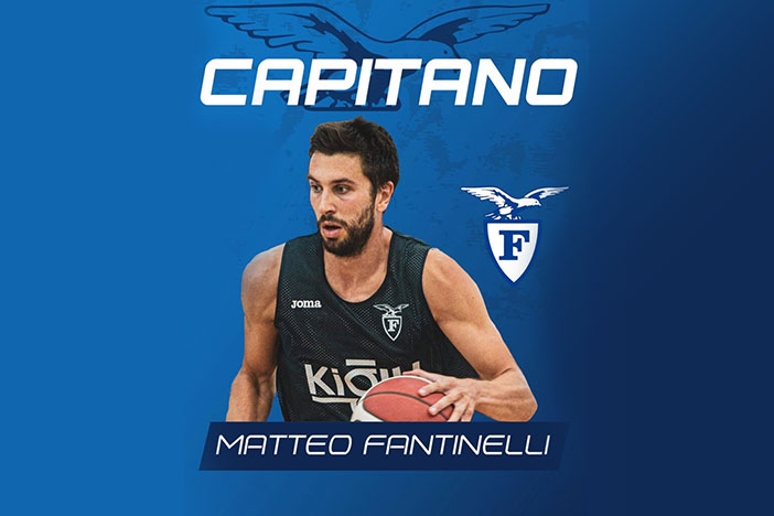Matteo Fantinelli nuovo capitano della prima squadra della Fortitudo