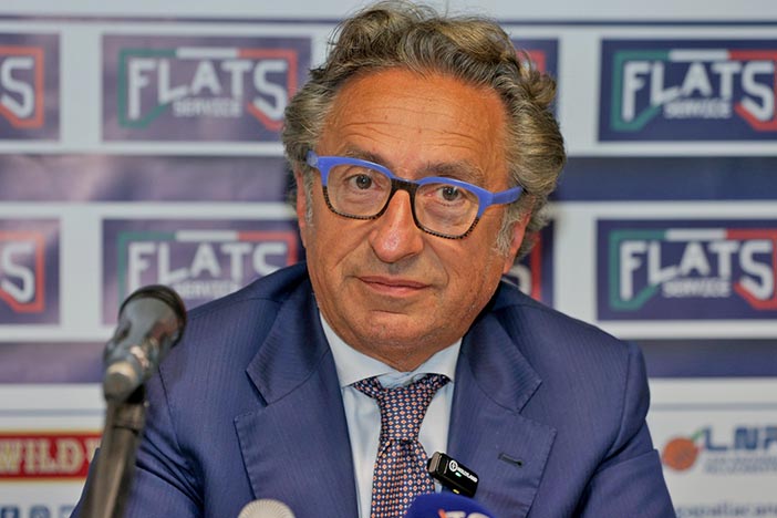 Fortitudo, le parole del Presidente Valentino Di Pisa sulla decisione di sollevare dall’incarico coach Luca Dalmonte