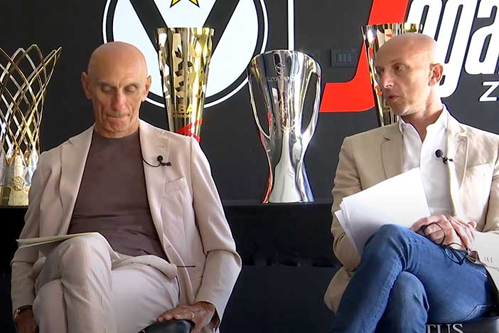 Virtus: il CEO Luca Baraldi e il DG Paolo Ronci presentano la stagione 2023/2024