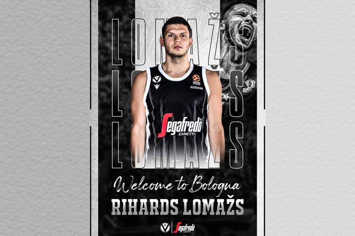 Rihards Lomazs è un nuovo giocatore di Virtus Segafredo Bologna!